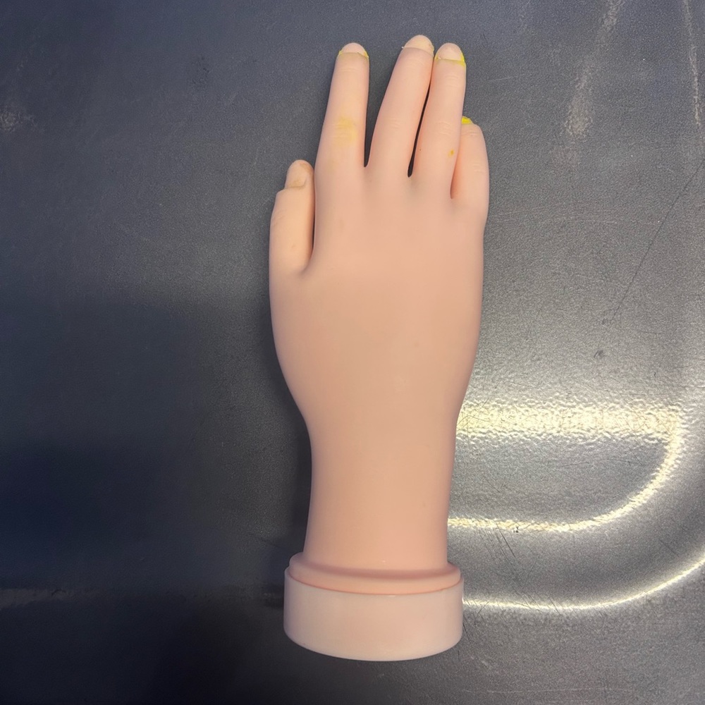Practice Hand for Acrylic Nails